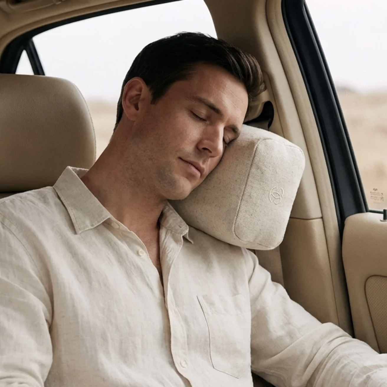 To use a bolster as a travel cushion