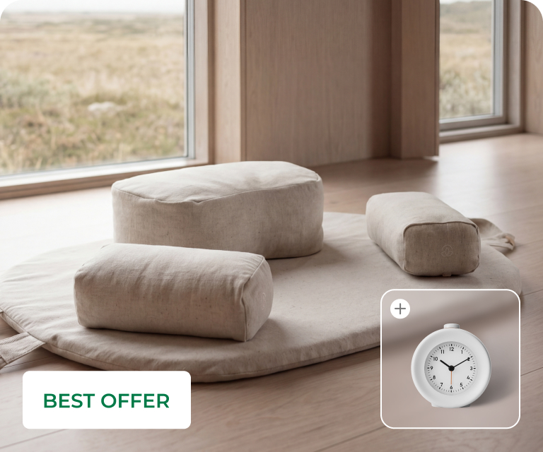 Mudita Oasis Memory Foam Set & Mudita Bell 2